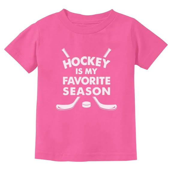 Tstars Unisex Youth Hockey-Themed T-Shirt - Hockey Is My Favorite Season - 100% Cotton - Ideal Gift for Young Hockey Fans, Players - Sports Apparel, Graphic Tee