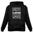 thumbnail image 1 of Tstars Women's Camping Enthusiast Hoodie: Comfy & Warm, Perfect for Winter Camp Outings, Wine Lovers, & Nature Adventures - Humorous Graphic Camping Clothing Gift for Girlfriend, Outdoor Enthusiast, 1 of 6