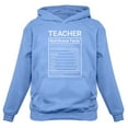 thumbnail image 1 of Tstars Women's Teacher Hoodie - Back to School Essential- Unique Teacher Nutritional Facts Design - Comfortable & Stylish- Perfect Teacher Appreciation Gift - Humorous Teaching Themed Hoodie for Women, 1 of 4