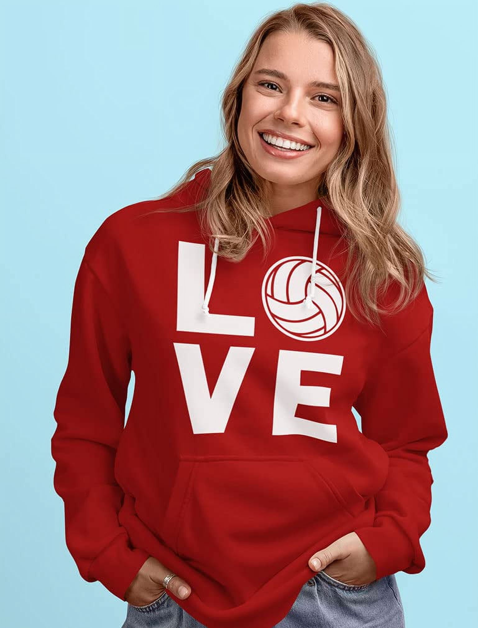 Tstars Women's Volleyball Hoodie Perfect Team Sport Hoodie Gift for