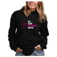 thumbnail image 1 of Tstars Women's Volleyball Hoodie: Sporty & Cozy, Perfect for Volleyball Lovers, Players, & Fans - Eat Sleep Volleyball Repeat - Graphic Hoodie for Women - Volleyball Gift Idea, 1 of 7