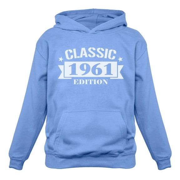 Tstars Womens 60th Birthday Gift Birthday Gift for 60 Year Old Sweatshirt 1961 Classic Edition Birthday Party Birthday Shirts for Women Hoodie