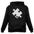 thumbnail image 1 of Tstars Womens Autism Awareness Heart Cut Puzzle Autistic Spectrum Awareness Acceptance Autistic Support Shirts for Womens Hoodie, 1 of 6