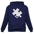 thumbnail image 1 of Tstars Womens Autism Awareness Heart Cut Puzzle Autistic Spectrum Awareness Acceptance Autistic Support Shirts for Womens Hoodie, 1 of 6