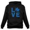 thumbnail image 1 of Tstars Womens Autism Awareness Month I Love Someone with Autism Autistic Spectrum Awareness Acceptance Autistic Support Shirts for Womens Hoodie, 1 of 6