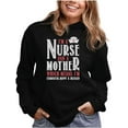 thumbnail image 1 of Tstars Womens Best Gift for Mother Nurse Shirts I Am a Nurse and a Mother Cool Cute Gift for Mom Shirt for Mom Gift for Nurses Mothers Day Gift Women Hoodie, 1 of 6