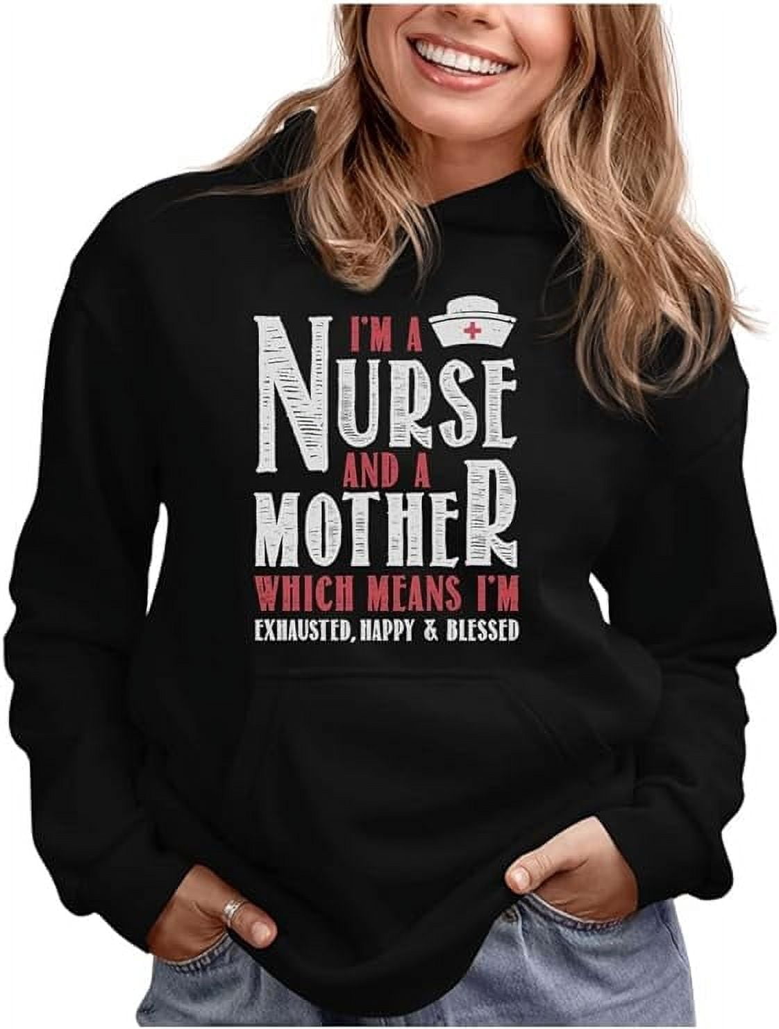 Tstars Womens Best Gift for Mother Nurse Shirts I Am a Nurse and a ...