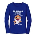 thumbnail image 1 of Tstars Womens Best Gift for Mother's Day Shirts Tshirt Grandma Shark Cool Cute Gift for Mom Shirt for Mom Baby Shark Doo Doo Doo Nana Mothers Day Gift Women Long Sleeve T Shirt, 1 of 5