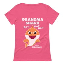 Tstars Womens Best Gift for Mother's Day Shirts Tshirt Grandma Shark Cool Cute Gift for Mom Shirt for Mom Tee Baby Shark Doo Doo Doo Nana Mothers Day Gift Women T Shirt