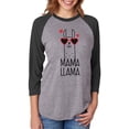 thumbnail image 1 of Tstars Womens Best Gift for Mother's Day Shirts Tshirt Mama Llama Cool Cute Gift for Mom Shirt for Mom Mothers Day Gift 3-4 Women Sleeve Baseball Jersey Shirt, 1 of 6