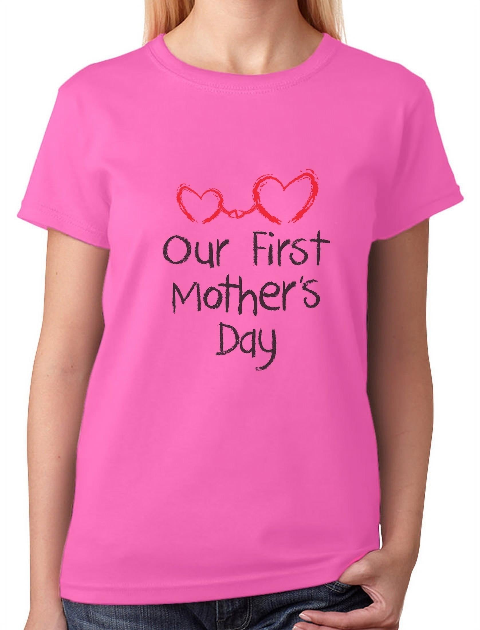 Womens Womens My First Mothers Day Tshirt For Women's Womens Womens My First Mothers Day Tshirt For Women's