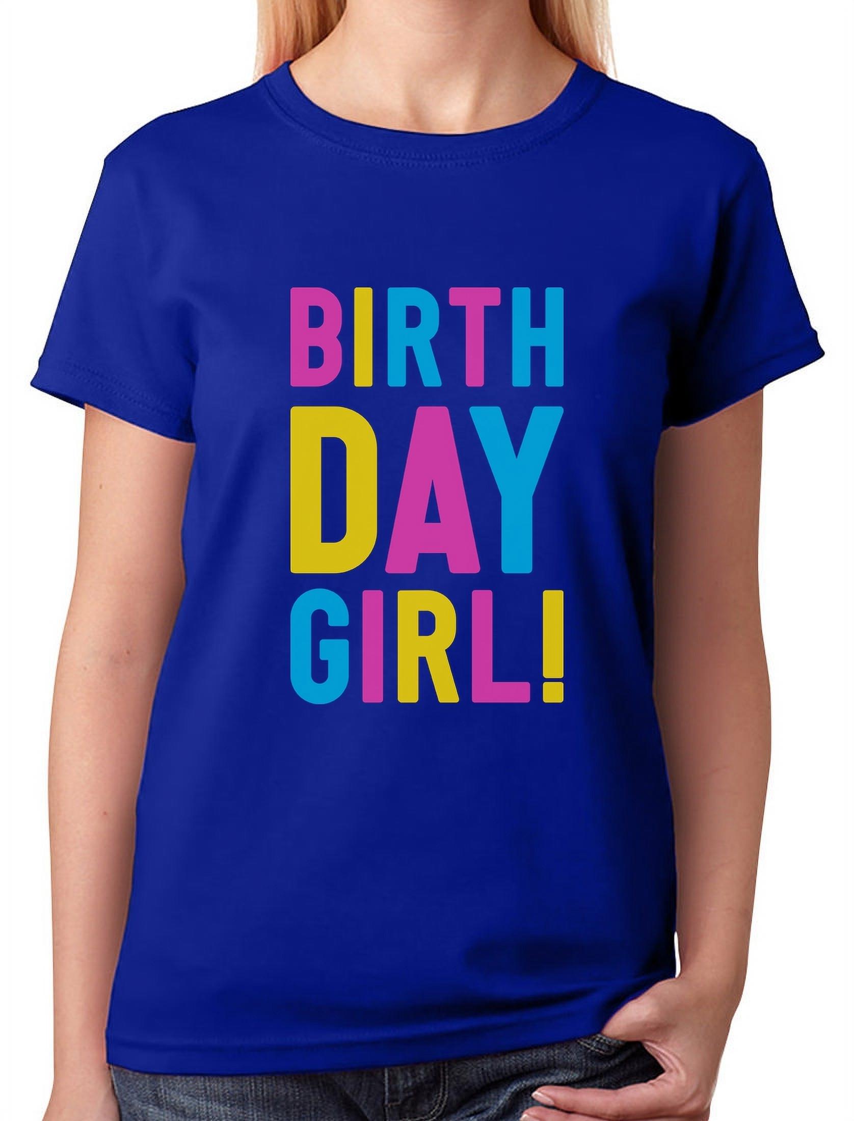 Tstars Womens Birthday Gift for Womens Birthday Girl it's my Birthday 90's Style Retro Birthday Party B Day Women T Shirt - image 1 of 6