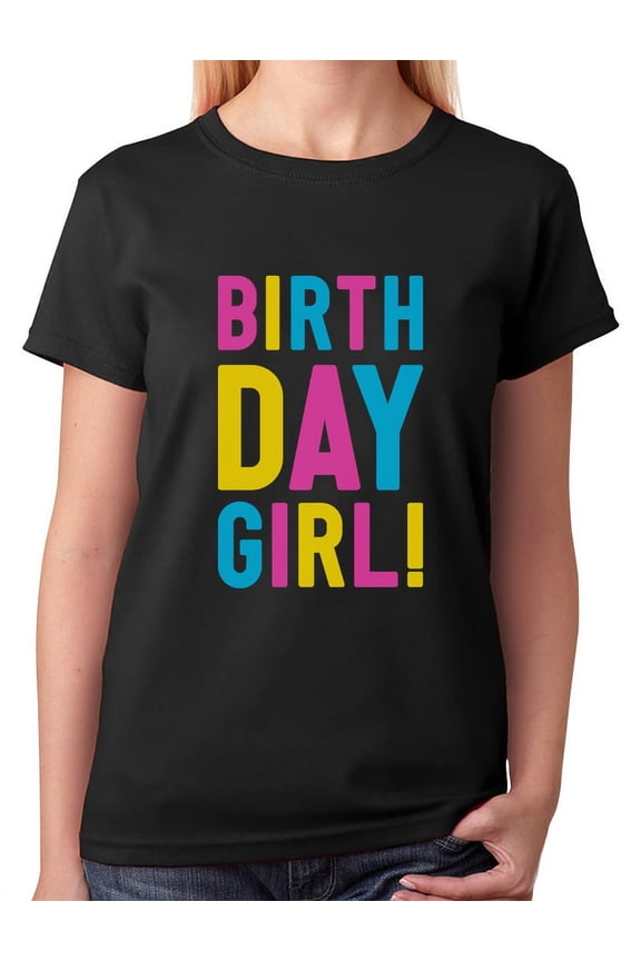 Womens Birthday Gift for Womens Birthday Girl it's my Birthday 90's Style Retro Birthday Party B Day Women T Shirt
