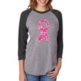 thumbnail image 1 of Tstars Womens Breast Cancer Awareness Shirts Camo Pink Ribbon Cancer Support Ribbon 3-4 Women Sleeve Baseball Jersey Shirt, 1 of 5
