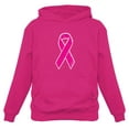 thumbnail image 1 of Tstars Womens Breast Cancer Awareness Shirts Distressed Pink Ribbon Cancer Support Ribbon Apparel for Women Hoodie, 1 of 5