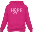 thumbnail image 1 of Tstars Womens Breast Cancer Awareness Shirts Hope Pink Ribbon Cancer Support Ribbon Apparel for Women Hoodie, 1 of 5