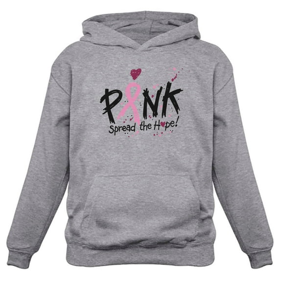 Tstars Womens Breast Cancer Awareness Shirts Hope Pink Ribbon Cancer Support Ribbon Apparel for Women Hoodie