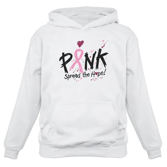 Tstars Womens Breast Cancer Awareness Shirts Hope Pink Ribbon Cancer Support Ribbon Apparel for Women Hoodie