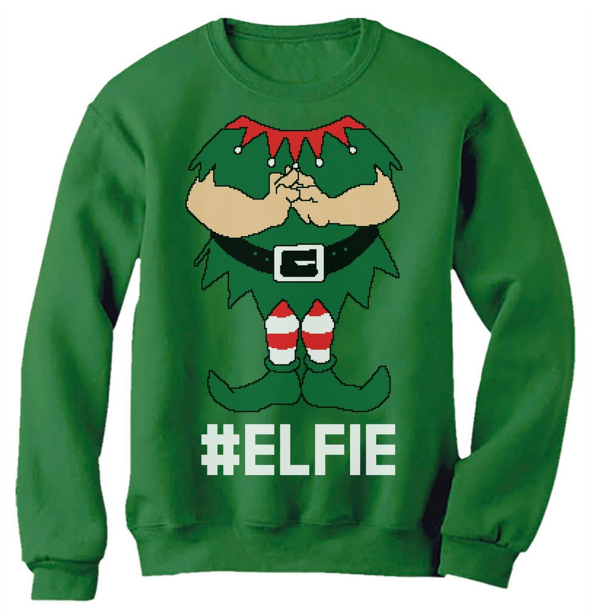 Tstars Womens Christmas Shirts Gift Elf Suit Elfie Christmas Funny Humor Family Holiday Shirts Xmas Party Christmas Gifts for Her Women Sweatshirt