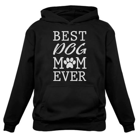 Tstars Womens Dog Lover Shirt Gift for Dog Owner Best Dog Mom Ever Funny Humor Animal Lovers Shirt Pet Gifts for Her Women Hoodie
