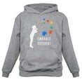 thumbnail image 1 of Tstars Womens Embrace Different Autism Awareness Autistic Spectrum Awareness Acceptance Autistic Support Shirts for Womens Hoodie, 1 of 5