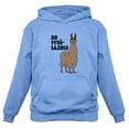 thumbnail image 1 of Tstars Womens Funny Sarcastic Tee Humor Gag Shirts No Prob Llama Graphic Sweatshirt Gift Idea for Her Christmas Birthday Gift for Women Hoodie, 1 of 5