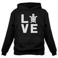 thumbnail image 1 of Tstars Womens Gift for Animal Lovers I Love Turtles Sweatshirt Animal Lover Turtle Print Cute Christmas Birthday Gift Womens Hoodie, 1 of 6