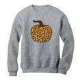 thumbnail image 1 of Tstars Womens Halloween Party Shirt Leopard Halloween Pumpkin Fall Top Day of the Dead Graphic Spooky Trick or Treat Funny Humor Gifts for Her Sweatshirt, 1 of 3