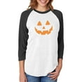 thumbnail image 1 of Tstars Womens Halloween Party Shirt Pumpkin Women Halloween Shirt Jack O' Lantern Face Graphic Tee Day of the Dead Spooky Trick or Treat Funny Humor Gifts for Her 3-4 Sleeve Baseball Jersey, 1 of 6