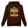 thumbnail image 1 of Tstars Womens Horse Gifts for Horse Lovers Tstars Gift for Women Smell Like a Horse Funny Humor Gift for Horse Lover Riding Horse Shirts Horse Clothes Birthday Horse Gifts for Women Hoodie, 1 of 6