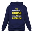 thumbnail image 1 of Tstars Womens Horse Gifts for Horse Lovers Tstars Gift for Women Smell Like a Horse Funny Humor Gift for Horse Lover Riding Horse Shirts Horse Clothes Birthday Horse Gifts for Women Hoodie, 1 of 6