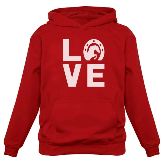 Tstars Womens Horse Gifts for Horse Lovers Love Horses Animal Lover Rearing Horse Shirts Horse Clothes Birthday Horse Gifts for Women Hoodie