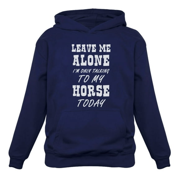 Tstars Womens Horse Lover Hoodie: Cozy & Funny, Perfect for Horse Owners, Riders, & Fans - Humorous Graphic Hoodie for Women