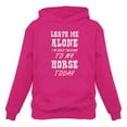 thumbnail image 1 of Tstars Womens Horse Lover Hoodie: Cozy & Funny, Perfect for Horse Owners, Riders, & Fans - Humorous Graphic Hoodie for Women, 1 of 5
