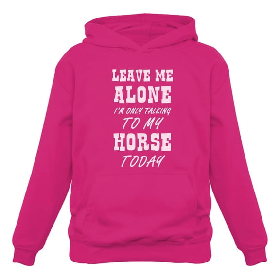 Tstars Womens Horse Lover Hoodie: Cozy & Funny, Perfect for Horse Owners, Riders, & Fans - Humorous Graphic Hoodie for Women
