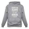 thumbnail image 1 of Tstars Womens Horse Lover Hoodie: Cozy & Funny, Perfect for Horse Owners, Riders, & Fans - Humorous Graphic Hoodie for Women, 1 of 5