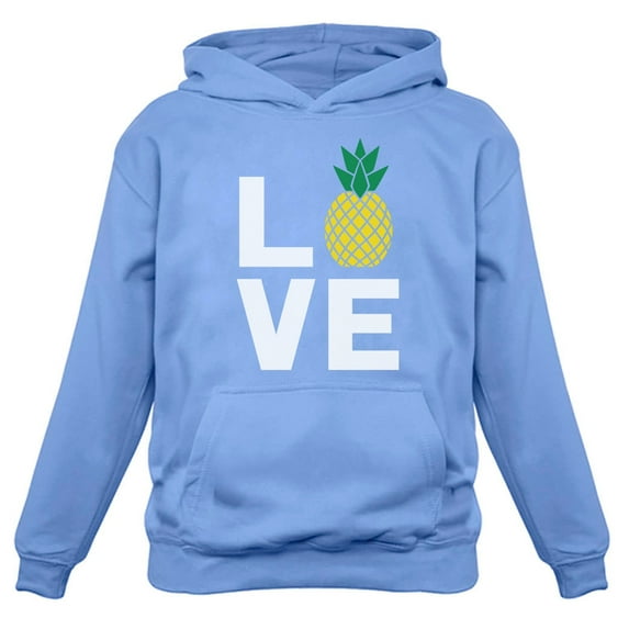 Tstars Womens I Love Pineapples Sweatshirt Best Gift for Pineapple Lovers Christmas Birthday Gift Idea for Women Hoodie