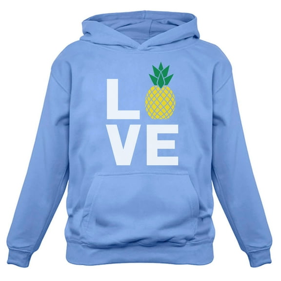 Tstars Womens I Love Pineapples Sweatshirt Best Gift for Pineapple Lovers Christmas Birthday Gift Idea for Women Hoodie