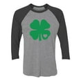 thumbnail image 1 of Tstars Womens Irish Green Clover Heart Gift for St Patricks Day Beautiful Shirts Gift for Her Irish Shirt Pride Proud Irish 3-4 Women Sleeve Baseball Jersey Shirt, 1 of 6