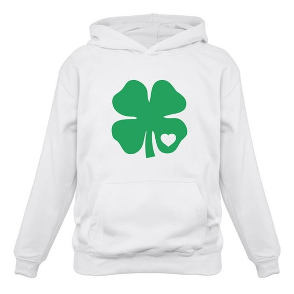 Tstars Womens Irish Shamrock Green Clover Heart Gift for St Patricks Day Shirts Gift for Her Irish Shirt Pride Proud Irish Women pretty Hoodies