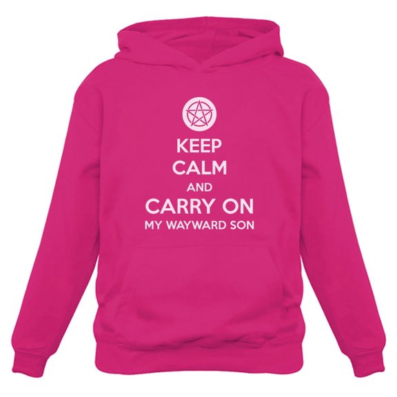 Tstars Womens Mother's Day Shirts Mother's Day Gift Keep Calm and Carry on My Wayward Son Funny Humor Christmas Mother's Day Birthday Gift Idea for Women Hoodie