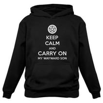 Tstars Womens Mother's Day Shirts Mother's Day Gift Keep Calm and Carry on My Wayward Son Funny Humor Christmas Mother's Day Birthday Gift Idea for Women Hoodie