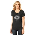 thumbnail image 1 of Tstars Womens Nurse Shirts Gift for Nurse I'm a Nurse What's Your Superpower Nursing MD Medical Women Fitted V Neck T Shirt, 1 of 6