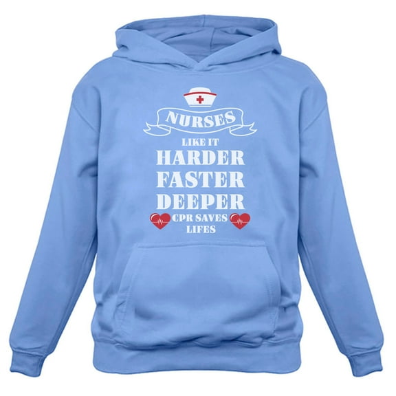 Tstars Womens Nurse Shirts Gift for Nurse Nurses CPR Saves Lives Nursing MD Medical Women Hoodie