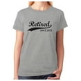 thumbnail image 1 of Tstars Womens Retirement Gifts Retirement Shirt Retired Since 2021 Tshirt Retired T-shirt Funny Humor Novelty Retired Tee Women T Shirt, 1 of 5