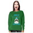 thumbnail image 1 of Tstars Womens Ugly Christmas Sweater Jawlly Christmas Xmas Party Shark Christmas Gift Funny Humor Holiday Shirts Xmas Party Christmas Gifts for Her Women Sweatshirt Ugly Xmas Sweater, 1 of 6
