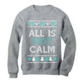 thumbnail image 1 of Tstars Women's Funny Christmas SweatShirts – Quarantine Christmas Design, 1 of 5