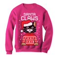 thumbnail image 1 of Tstars Womens Ugly Christmas Sweater Santa Claws Cat Christmas Gift Funny Humor Holiday Shirts Xmas Party Christmas Gifts for Her Women Sweatshirt Ugly Xmas Sweater, 1 of 6