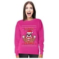 thumbnail image 1 of Tstars Womens Ugly Christmas Sweater Santa Claws Sloth Christmas Gift Funny Humor Holiday Shirts Xmas Party Christmas Gifts for Her Women Sweatshirt Ugly Xmas Sweater, 1 of 6