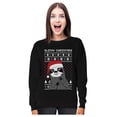 thumbnail image 1 of Tstars Womens Christmas Sweatshirt Slothy Holiday Shirt Funny Gift for Her Xmas Party Long Sleeve Tee, 1 of 5